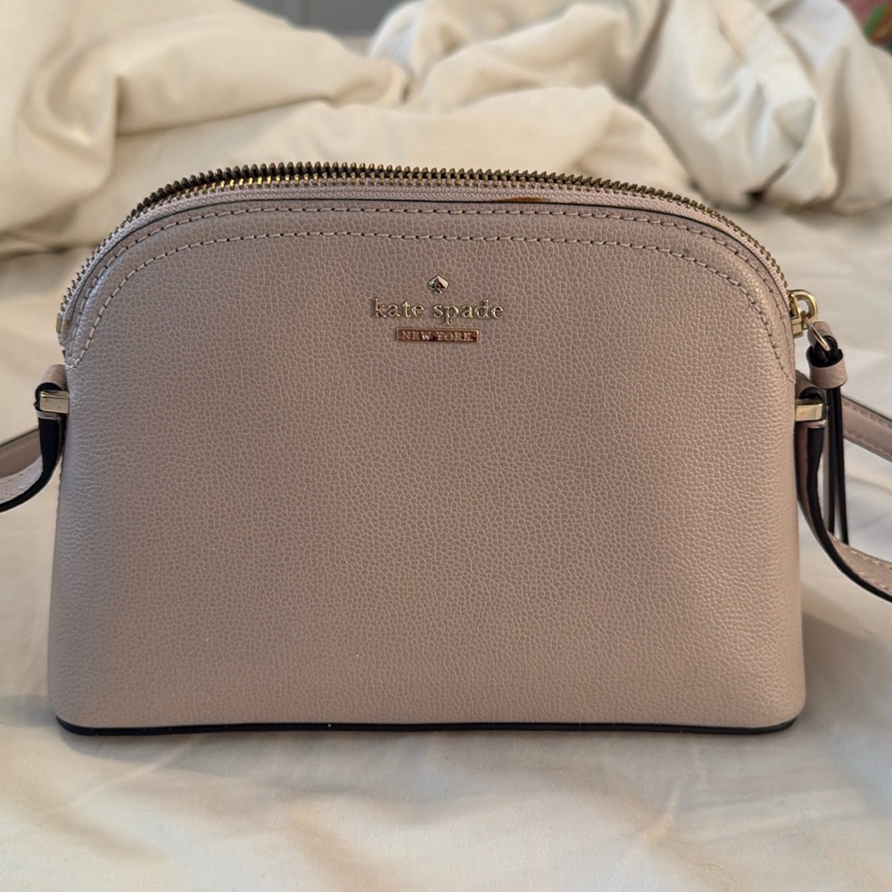 Pink/tan neutral Kate Spade purse
